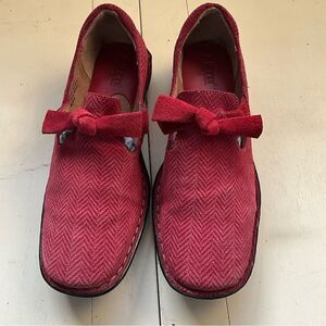 Born Mary Jane Women's Shoes Size 6.5 Herringbone Reddish